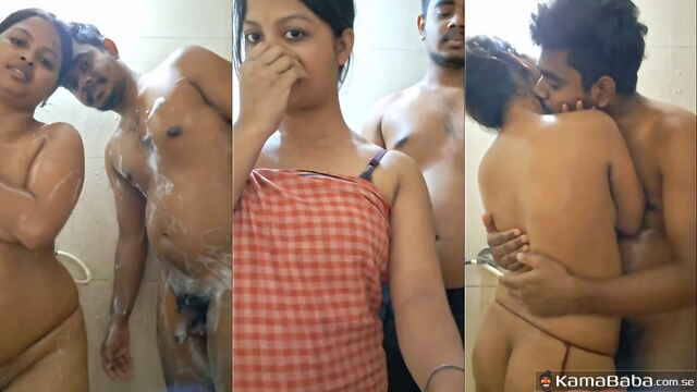 Bengali Couple Shower Blowjob: Wet & Sloppy Morning Oral